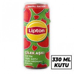 Lipton İce Tea Yeşil Çaylı Çilek Aromalı İçecek 330ml