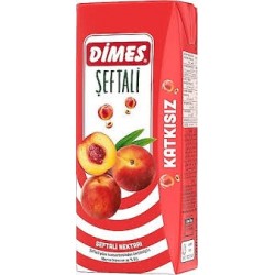 DİMES ŞEFTALİ MEYVE SUYU 200ML
