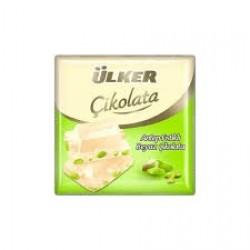 ülker antep fıstıklı  beyaz çikolata kare 65 gr