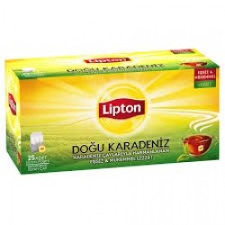 Lipton Doğu Karadeniz Bergomat Aromalı Süzen Poşet siyah Çay 25 adet 