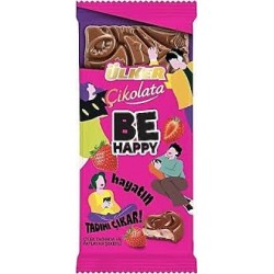 ülker be happy çilek  tadında çikolata 90 gr 