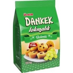 ülker dankek lokmalık üzümlü 16 adet 160g