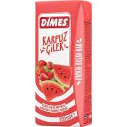 DİMES KARPUZ ÇİLEK MEYVE SUYU 200 ML