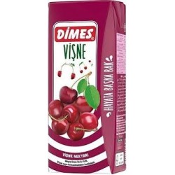 DİMES VİŞNE MEYVE SUYU 200ML