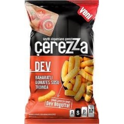 çerezza acı baharatlı mısır cipsi süper boy 117 gr