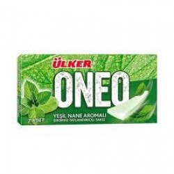 ülker oneo silims yeşil nane aromalı tatlandırıcılı sakız 14g