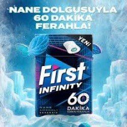 fırst 60dk infınıtıy nane aromalı şekersiz dolgulu graje 19,5g