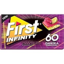 fırst 60dk infınıtıy ahududu limon aromalı şekersiz sakız 27g