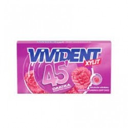 vivident 45  dk cüzdan ahududu aromalı sakız 26g