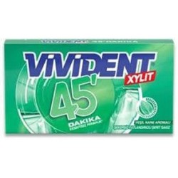 vivident 45dk cüzdan yeşil naneli sakız 26g