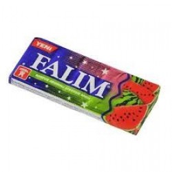 falım karpuz  aromalı şekersiz sakız 35g 5li